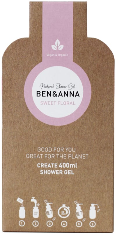 Shower gel flakes, 4 scents | Ben&Anna, 40g