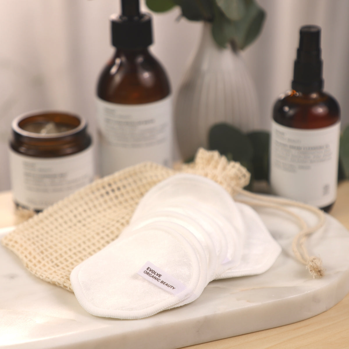 Bamboo Reusable Makeup Remover Pads - Evolve Beauty