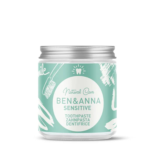 Toothpaste 4 Varieties, Glass Jar | Ben&Anna, 100ml