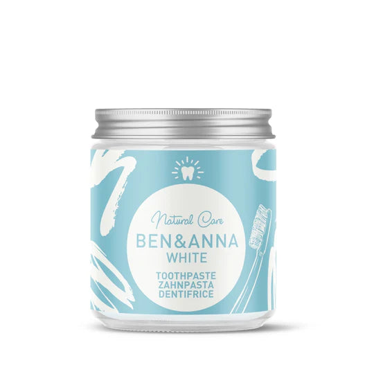 Toothpaste 4 Varieties, Glass Jar | Ben&Anna, 100ml