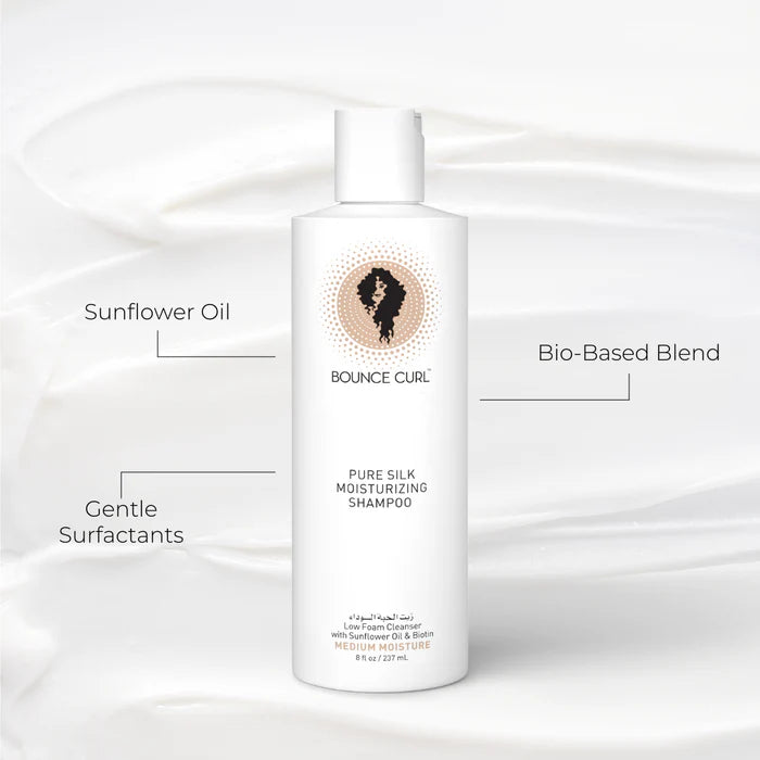 Bounce Curl Pure Silk Moisturizing Shampoo - 238ml