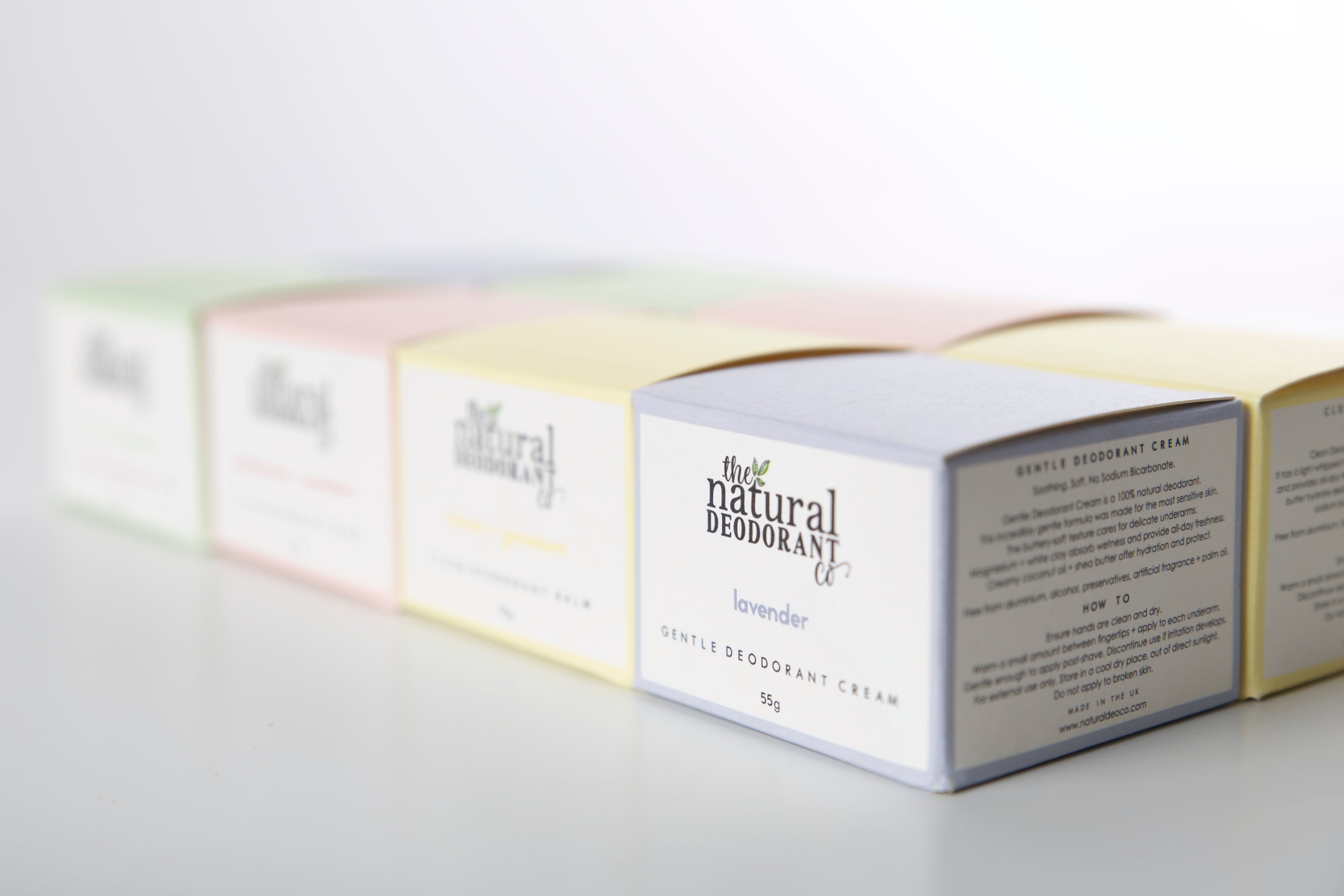 Gentle Deodorant Cream Tangerine | 55gr The Natural Deo Co