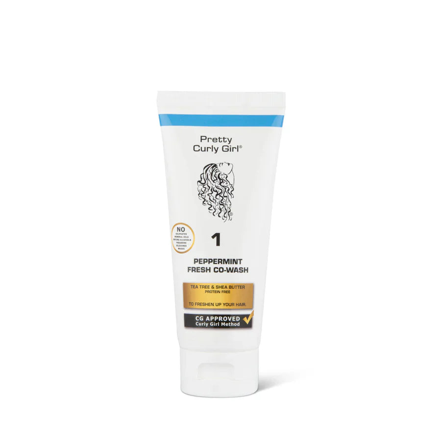 Pretty Curly Girl Peppermint Fresh Co-Wash Travel Size, 100ml