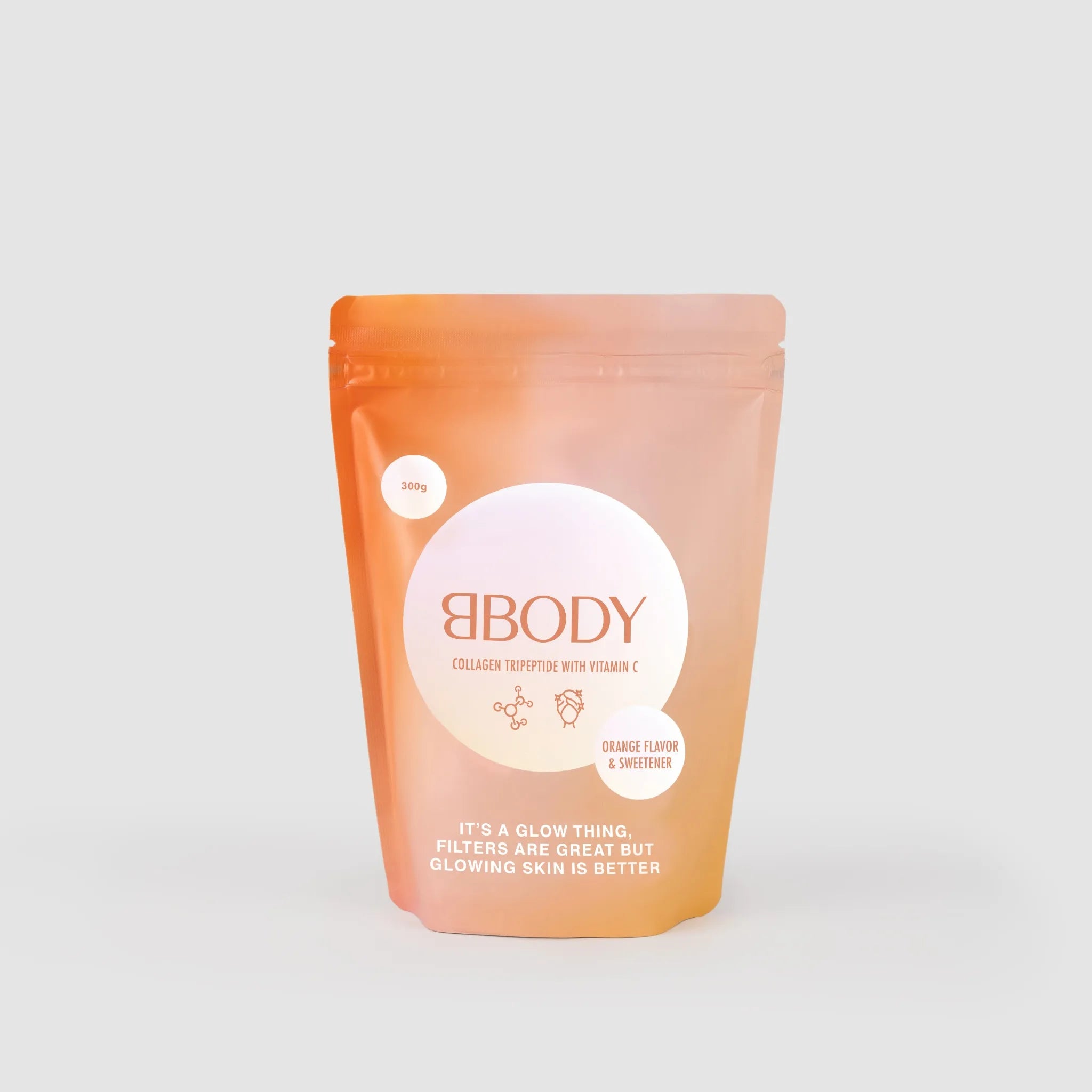 BBody – 96% Tripeptide Fish Collagen + Vitamin C – 300 g powder
