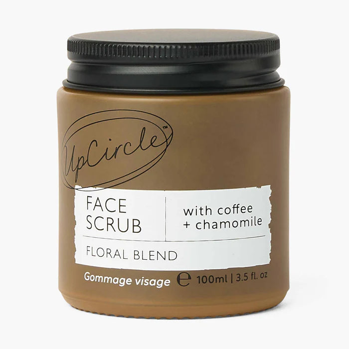 Gommage visage au café pour peaux sensibles - Mélange floral - Upcircle Beauty