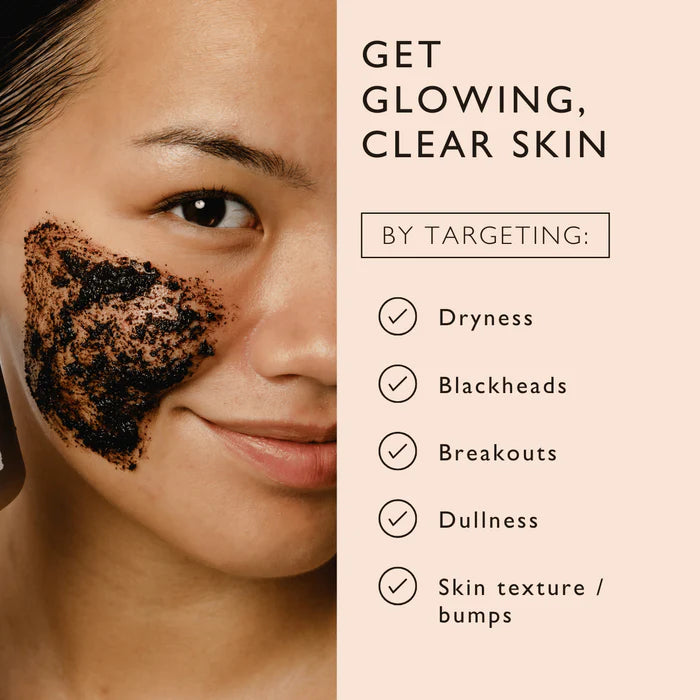 *Coffee Face Scrub for sensitive skin - Floral Blend - Upcircle Beauty