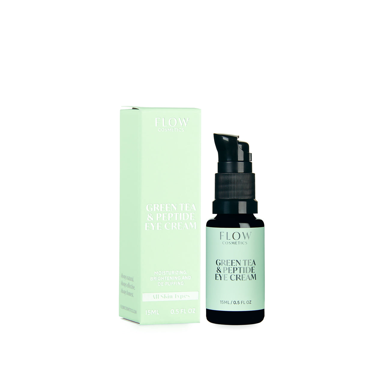 Green Tea &amp; Peptide Eye Cream - Flow Cosmetics - 15ml