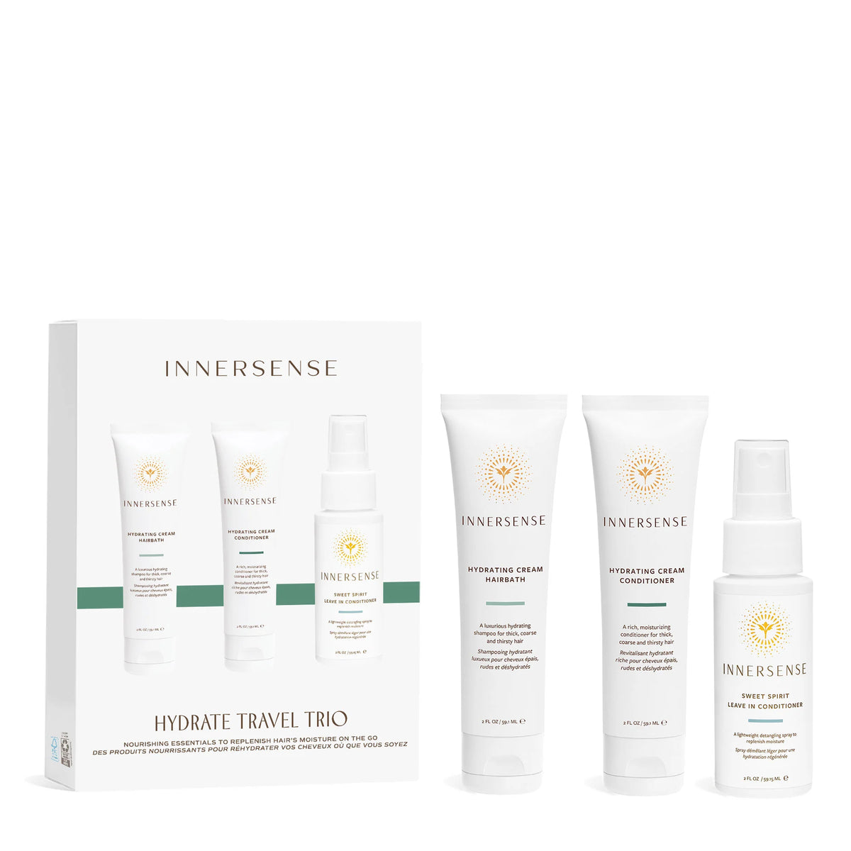 Innersense - Hydrate Travel Trio - 3x59ml