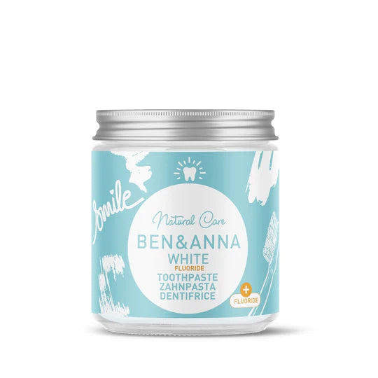 Toothpaste 4 Varieties, Glass Jar | Ben&amp;Anna, 100ml 