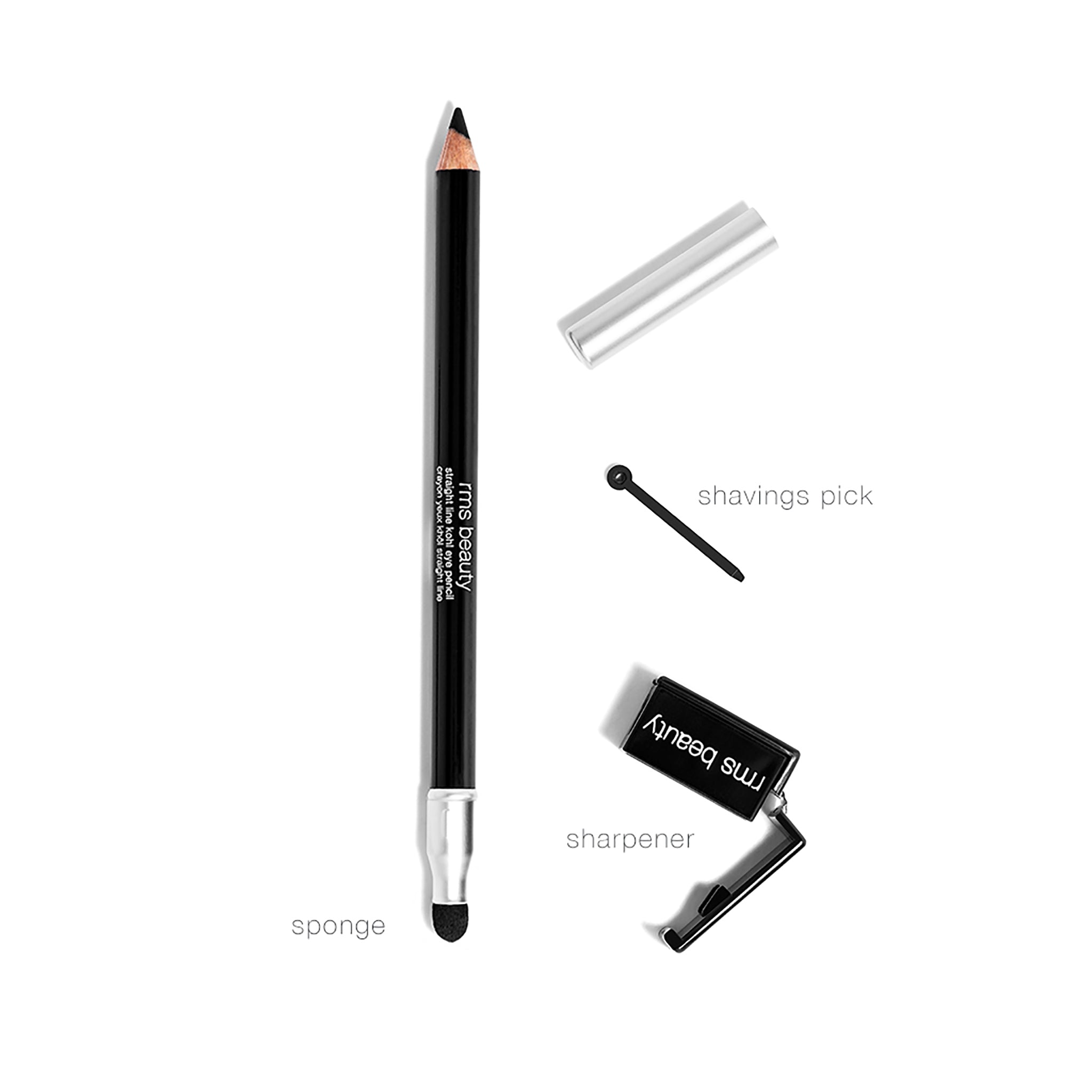 Straight Line Kohl Eye Pencil with sharpener - RMS BEAUTY