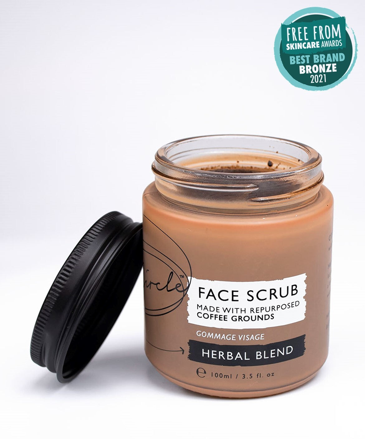 Gommage visage au café pour l'acné - Mélange de plantes - Upcircle Beauty