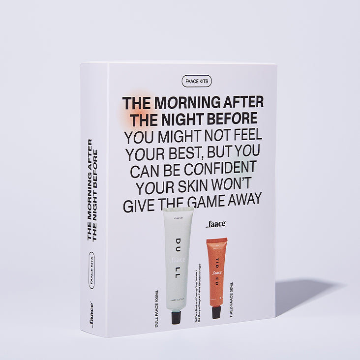 Kit FAACE Le Matin Après La Nuit Avant - Ensemble Masque et Nettoyant