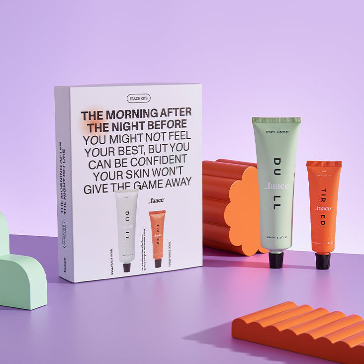 Kit FAACE Le Matin Après La Nuit Avant - Ensemble Masque et Nettoyant
